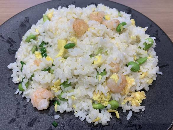 74 Riz sauté au Crevette/Fried rice with shrimps 虾炒饭